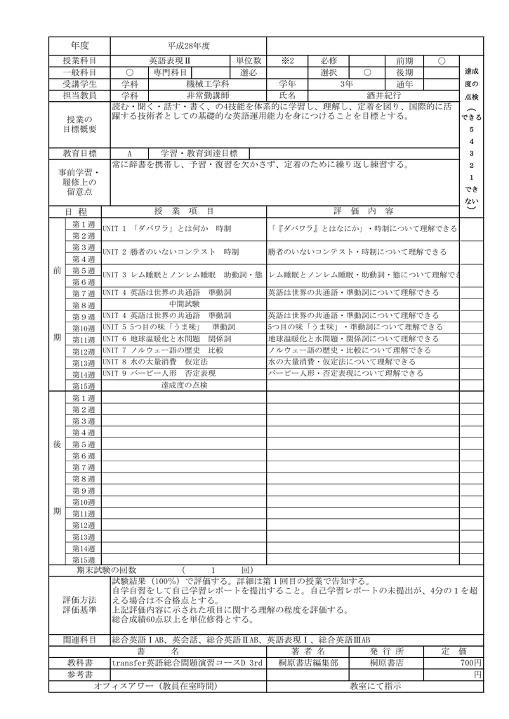 英語表現