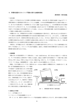 貯槽内液酉のス口ッシング現象に関する実験的研究 奥村哲夫@鈴木森