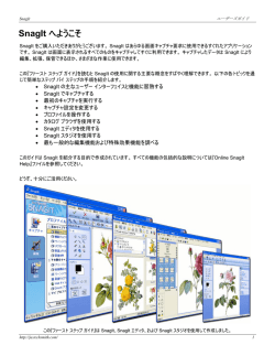 SnagIt へようこそ