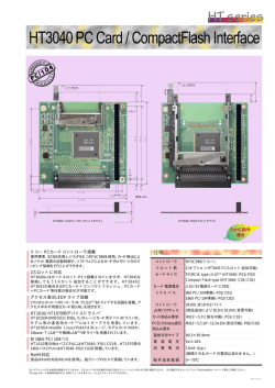 HT3040 PC Card / CompactFlash Interface