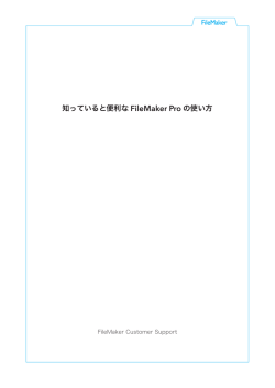 知っていると便利な FileMaker Pro の使い方