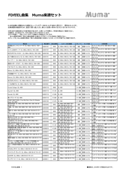 FD付EL曲集 Muma楽譜セット