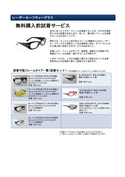 無料購入前試着サービス
