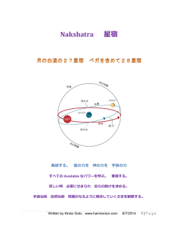 星宿 Nakshatra
