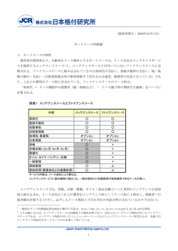 図表1 メンテナンスリースとファイナンスリース - 日本格付研究所