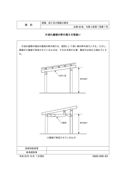 09200-0050-001 片流れ屋根の軒の高さの取扱い（PDF：6KB）