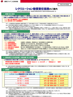 レクリエーション賠償責任保険