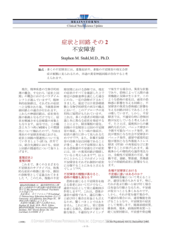 PowerPoint プレゼンテーション - Journal of Clinical Psychiatry