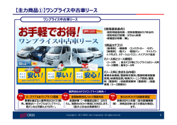 【主  商品①】ワンプライス中古  リース