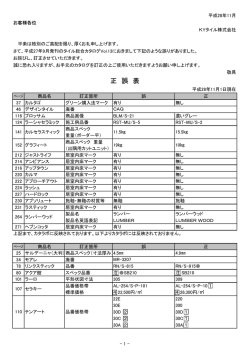 (VOL．13 総合カタログ「正誤表(2016.11.1時点)」 PDF 77kb)