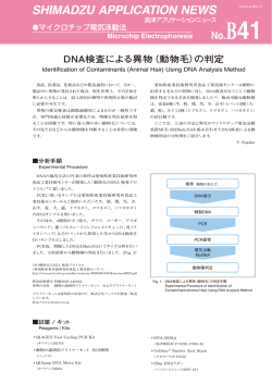 （動物毛）の判定