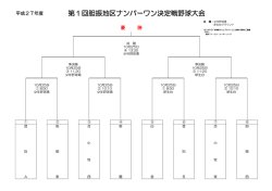 第1回胆振地区ナンバーワン決定戦野球大会