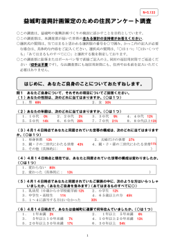 住民アンケート結果（N5133）