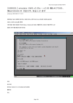 [X68000.] emulator XM6 v2.05s
