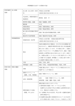 初任者研修 研修機関が公表すべき情報の内訳 【PDF】