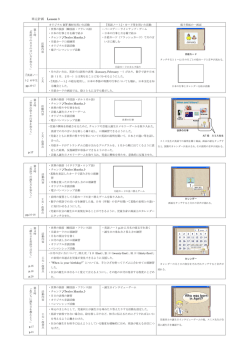 単元計画 Lesson3