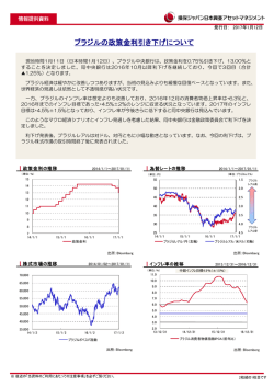ブラジルの政策金利引き下げについて - 損保ジャパン日本興亜アセット