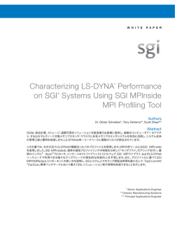 SGI UV for SAP HANA: Scalable Single