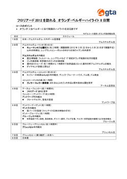 オランダ・ベルギー ハイライト8日間