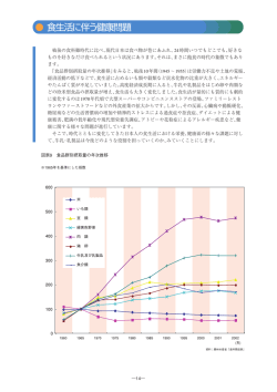 食生活に伴う健康問題 - J-milk