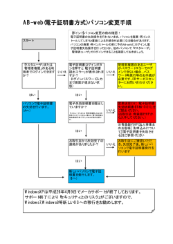 AB-web(電子証明書方式)パソコン変更手順