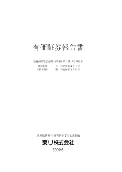 有価証券報告書