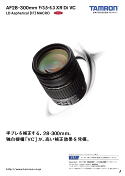 AF28-300mm F/3.5-6.3 XR Di VC