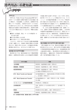 PPPとは PPPとは、Public Private Partnershipの略であり、 公共