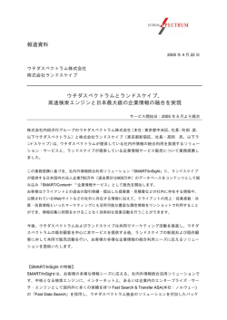 高速検索エンジンと日本最大級の企業情報の