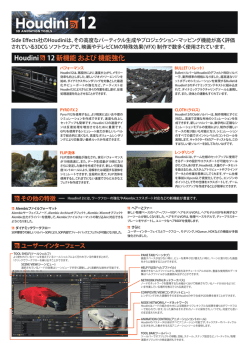 Houdini 12 カタログ (pdf-612KB)