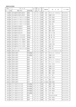 西洋 - 京都大学大学院文学研究科・文学部
