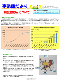 前立腺がんについて 前立腺がんについて