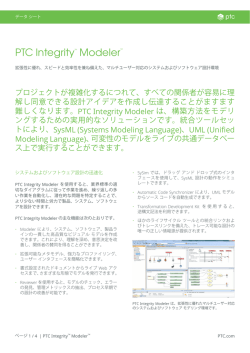 Integrity Modeler Reviewer データシート