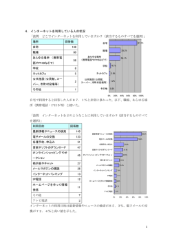 4 インターネットを利用している人の状況（PDF：95.2KB）