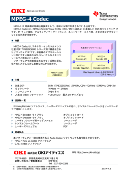 MPEG-4 Codec