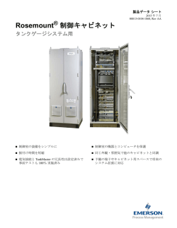 Rosemount 制御キャビネット