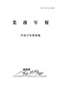 業務年報・平成11年度版