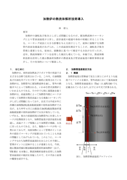 加熱炉の熱流体解析技術導入（PDF：913 KB）
