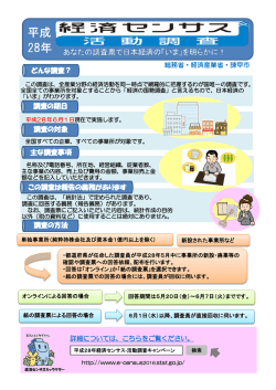 どんな調査？ 主な調査事項 この調査は報告の義務があります