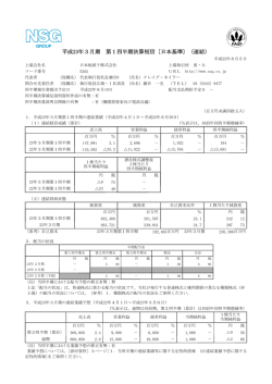 2011年3月期 第1四半期決算短信