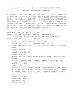 2011年度応急仮設住宅箱崎桜団地支援報告