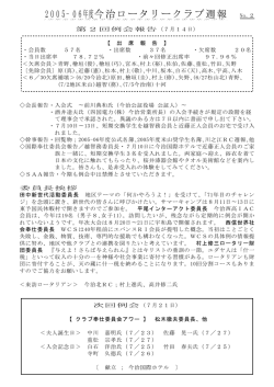 第2回 - 今治ロータリークラブ