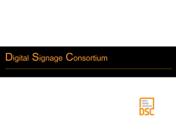 スライド 1 - デジタルサイネージコンソーシアム