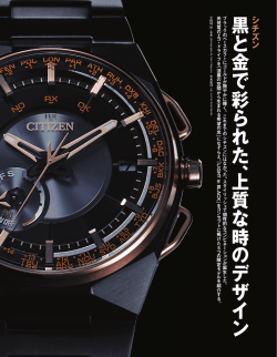 黒 と 金 で 彩 ら れ た 、上 質 な 時 の デ ザ イ ン