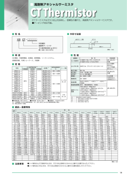 高耐熱サーミスタ