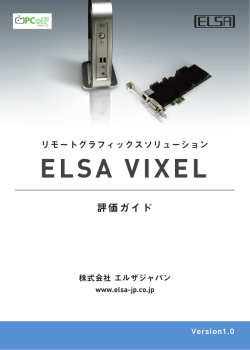 ELSA VIXEL 評価ガイド (PDF 2.15MB)