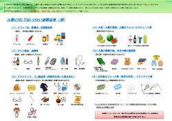 火葬に付してはいけない副葬品等 （例）