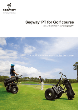 Segway &reg; PT for Golf course