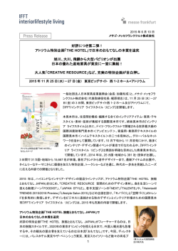 Press Release - IFFT/Interior Lifestyle Living