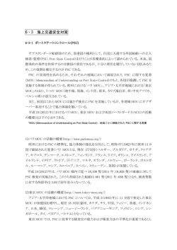 6・3 海上交通安全対策
